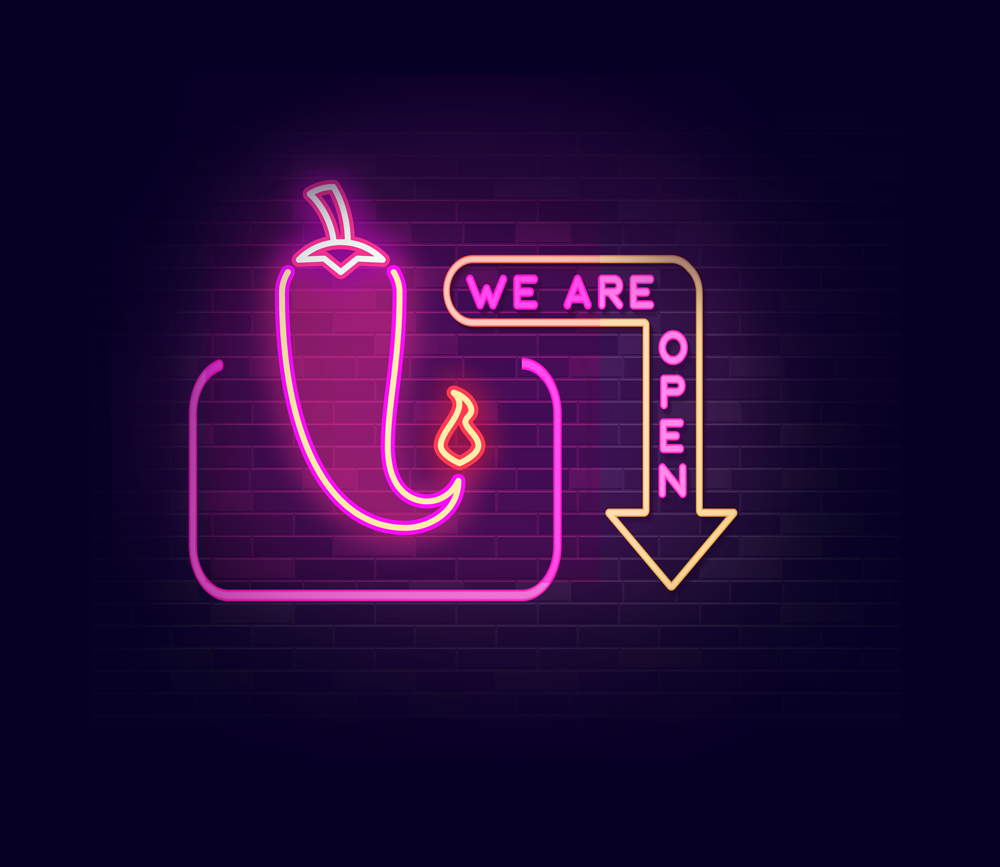 Neon frame 3